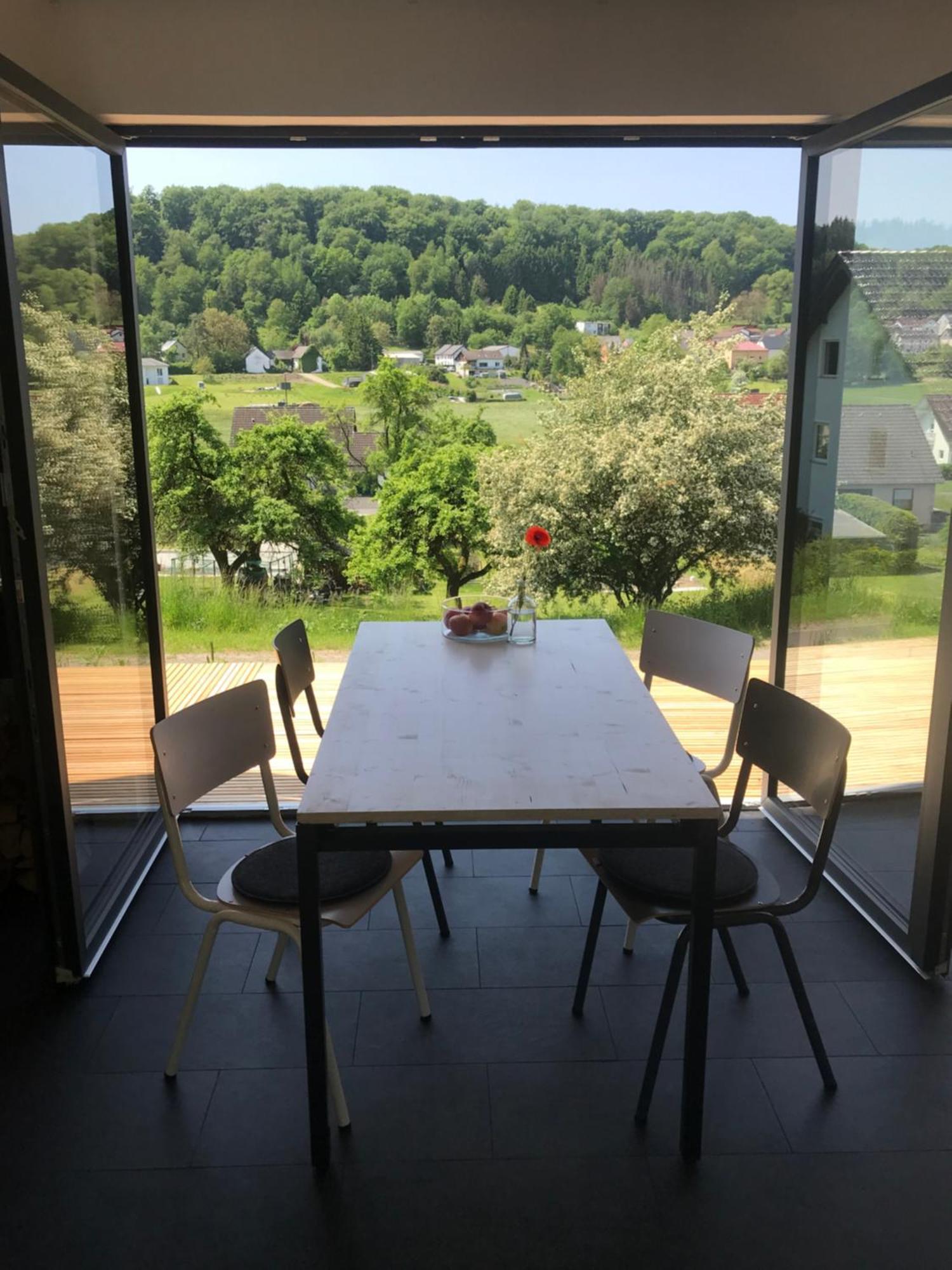 Eifelhausaufzeit-Vulkaneifel-Architekten-Chalet Mit Sauna Im Vulkankrater Immerath Екстериор снимка